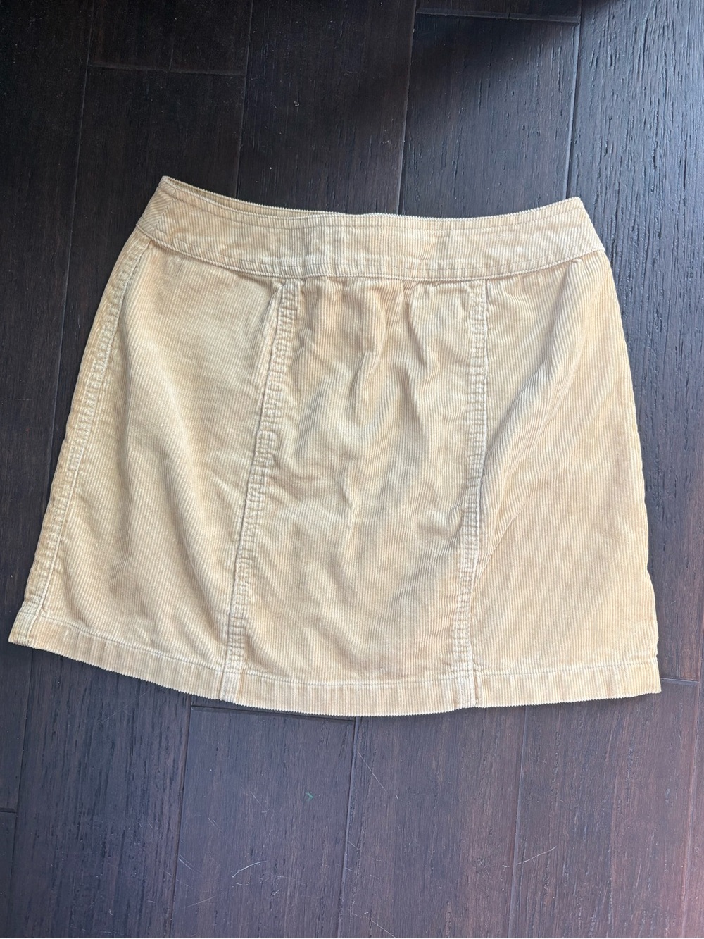 Vintage American Eagle Outfitters Tan Corduroy Mini Skirt